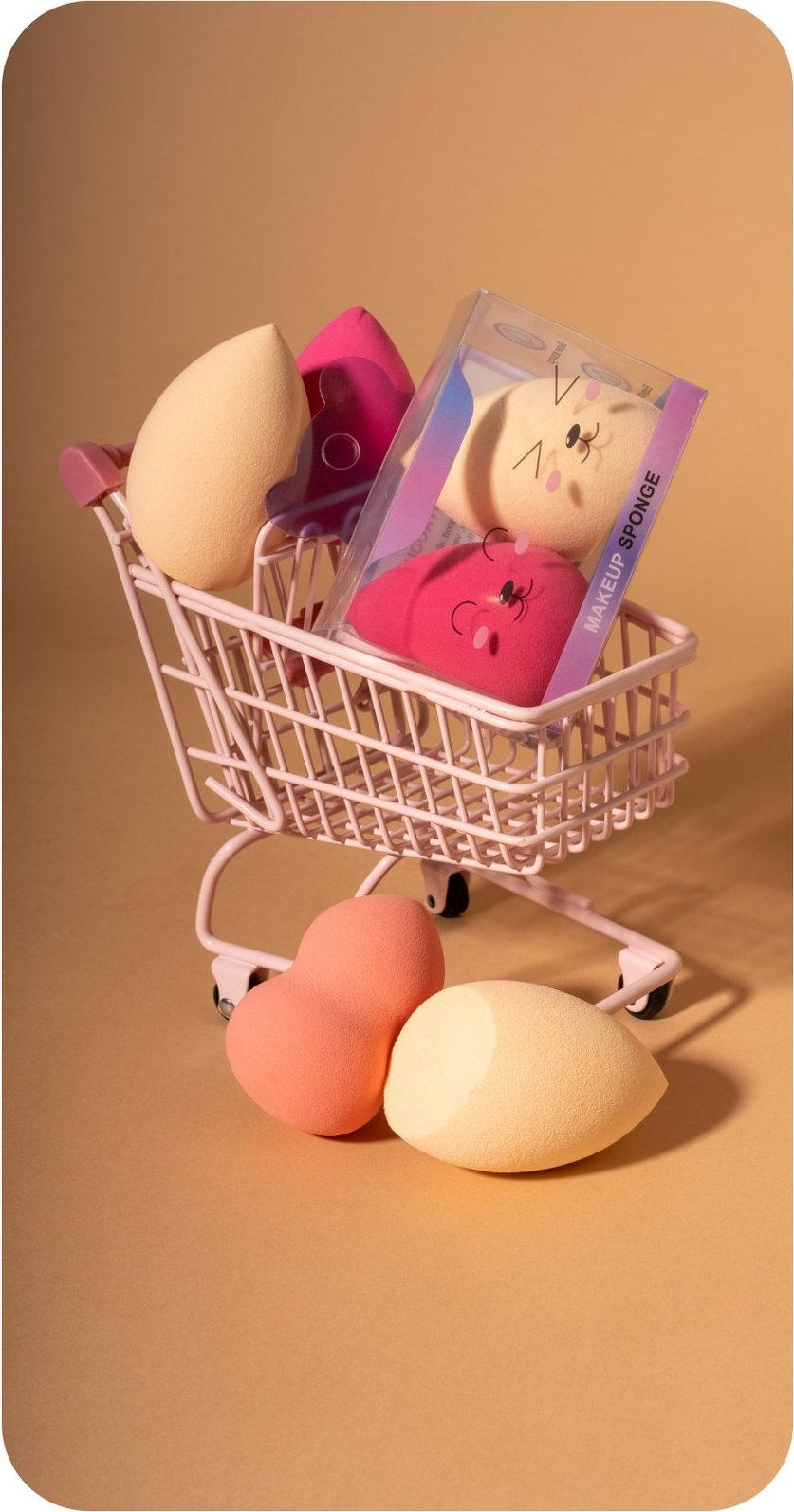 Beauty sponge product shoot