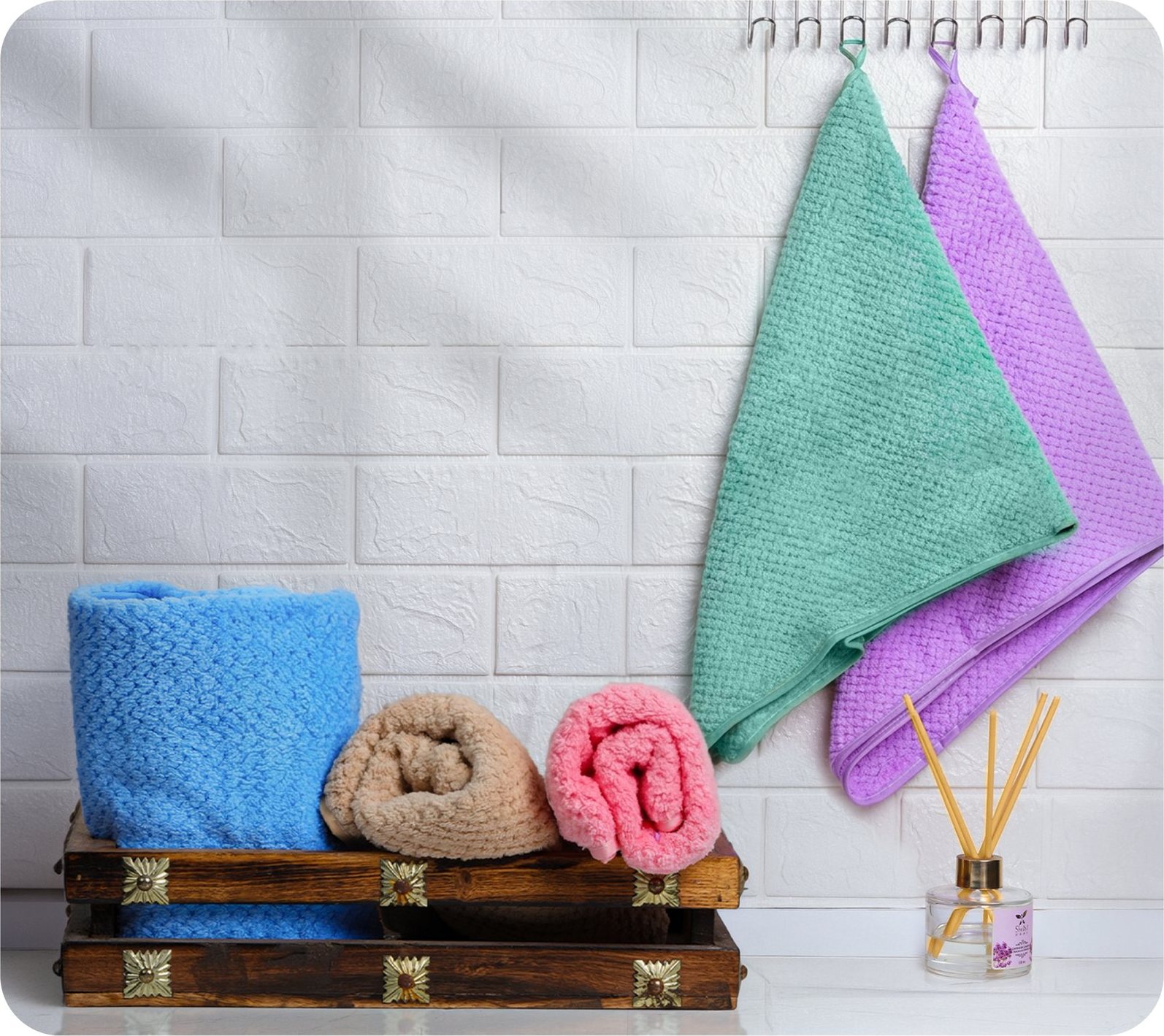 Towel and home product shoot